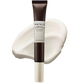SKIN1004 Madagascar Centella Probio-Cica Bakuchiol Eye Cream jar, showing the product packaging and label.