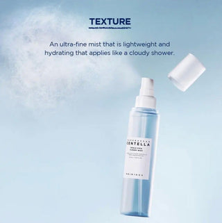 Skin1004 Madagascar Centella Hyalu-Cica Cloudy Mist, a refreshing face mist with centella and hyaluronic acid, in a clear spray bottle.
