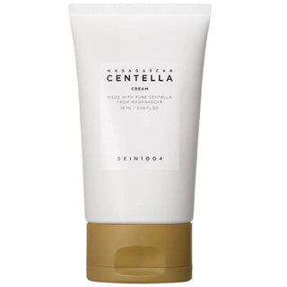 Skin1004 Madagascar Centella Cream moisturizer in a 30ml jar, featuring a calming formula with natural ingredients.