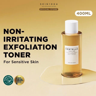 Skin1004 Madagascar Centella Toning Toner in a 210ml bottle, featuring a clear liquid with a simple label and cap.