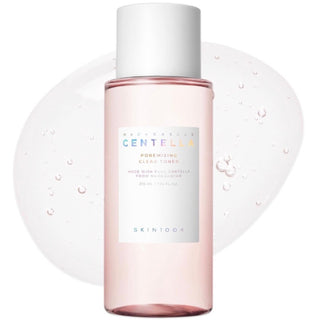 Skin1004 Madagascar Centella Poremizing Clear Toner and Emulsion set, featuring soothing ingredients for clear, balanced skin.