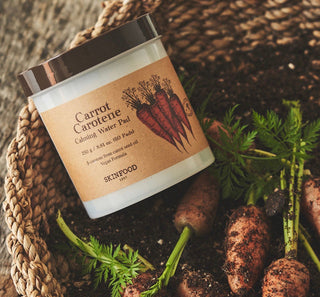 SKINFOOD Carrot Carotene Calming Water Pad with soothing, hydrating pads for gentle facial skincare.