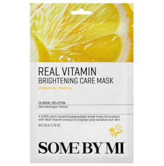 SOME BY MI Real Care Mask 20g face sheet mask with soothing and nourishing ingredients, designed to hydrate and refresh skin.