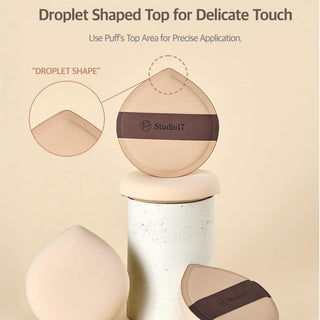 Studio 17 Pang Pang Big Puff makeup tool with soft, fluffy surface for applying powder or blush.