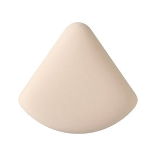Studio 17 Pang Pang Triangle Puff for makeup application, soft and fluffy cosmetic tool for blending and applying powders.