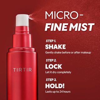 TIRTIR Mask Fit Makeup Fixer cream in 80ml jar, smooth texture, designed to set makeup and reduce shine.