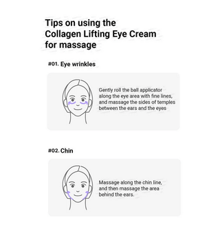TIRTIR Collagen Lifting Eye Cream in 15mL jar, showcasing the packaging and product label for eye area skincare.
