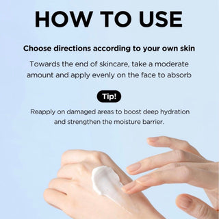 Tocobo Multi Ceramide Facial Cream 50mL jar with white lid, smooth cream texture, and clean packaging for hydrating skincare.