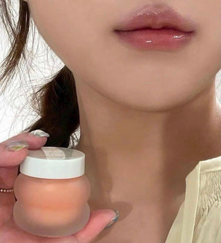 Tocobo Vita Glazed Lip Mask 20mL in a sleek jar, nourishing lip balm with a glossy finish, designed to hydrate and enhance lips.