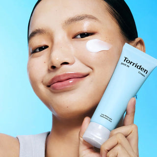 Torriden Dive-In hyaluronic acid cream jar with label, showing the 80ml container for deep hydration and skin moisture.