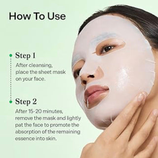 Torriden Balanceful Cica Face Sheet Mask, 27ml, soothing skincare mask with calming ingredients, designed for facial skincare.